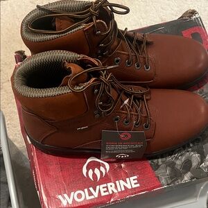 Wolverine Men's Tan Brown Work Boots